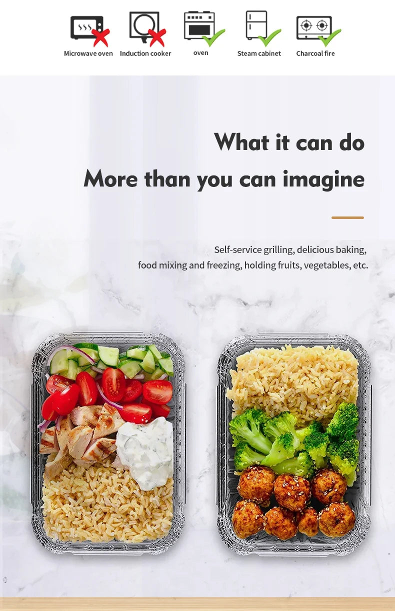 700 mil Catering foil containers 100 pack