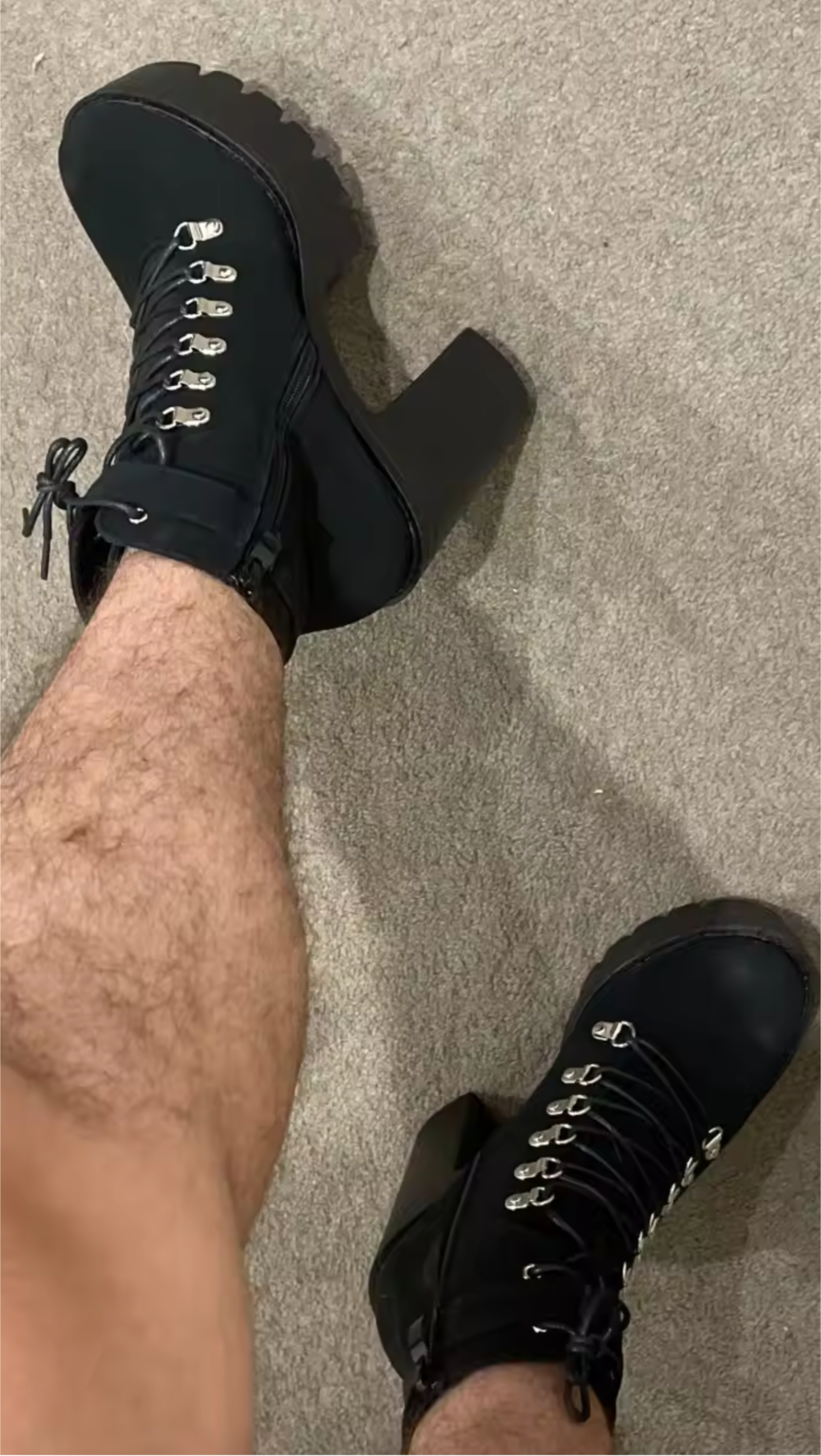 Lace Up Platform Winter Boots