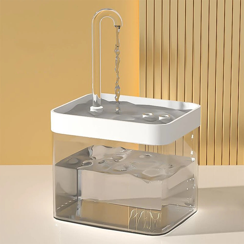 Cat Drinking Fountain