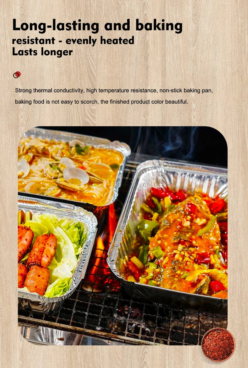 700 mil Catering foil containers 100 pack