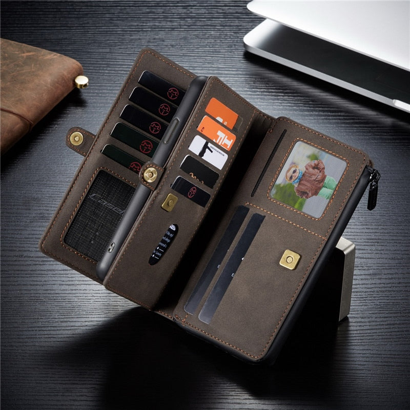 Leather Case Wallet for New iPhones and Samsung Models