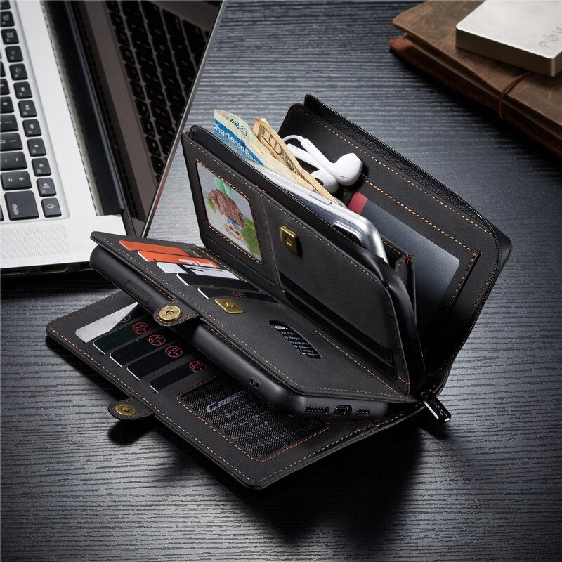Leather Case Wallet for New iPhones and Samsung Models