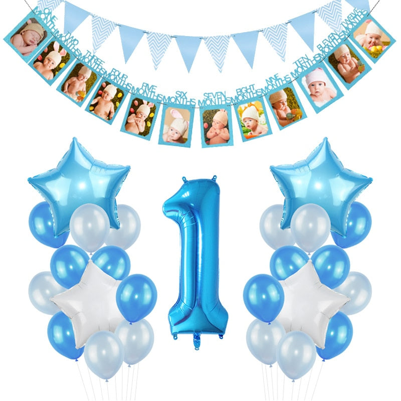 Children's 25 piece set 1st Birthday Party Pack Sets or individual