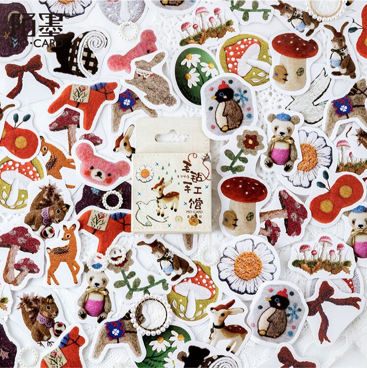 46 Pack DIY Stickers for Crafts ~ Diary ~ Labels ~ Stationery