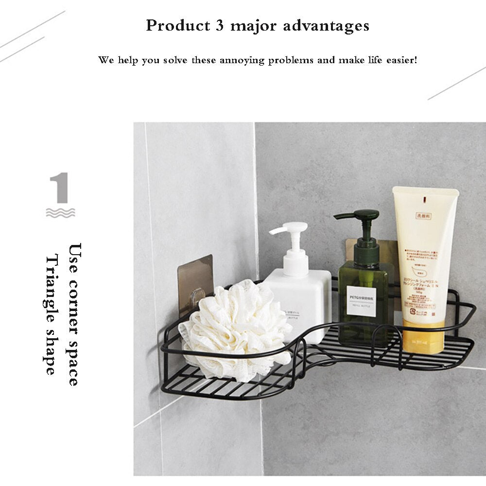 Iron Corner Shelf Caddy