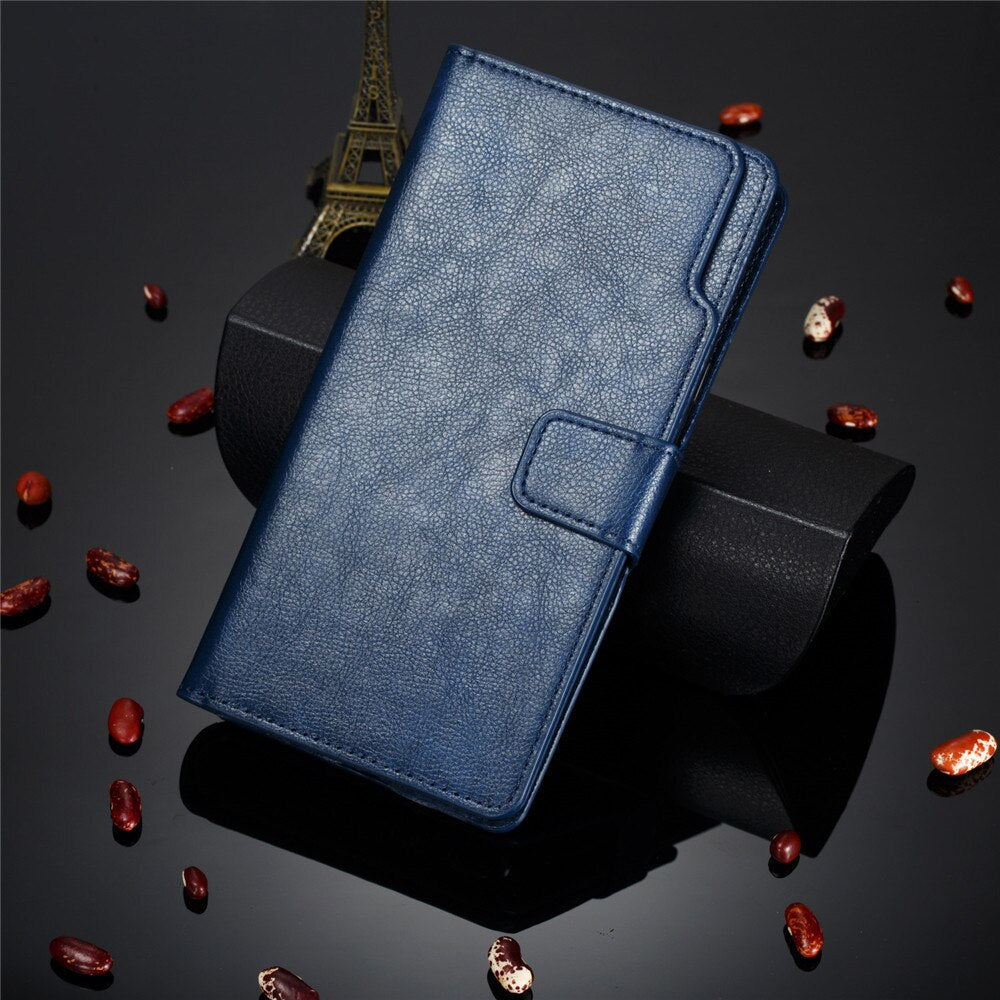 Luxury Leather Wallet Case For iPhone