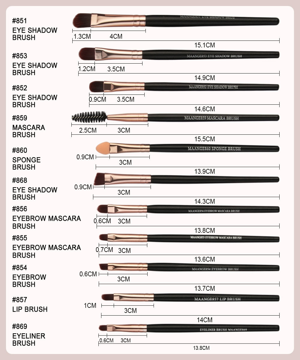 Makeup Brushes Sets Professional 6-30 piece sets