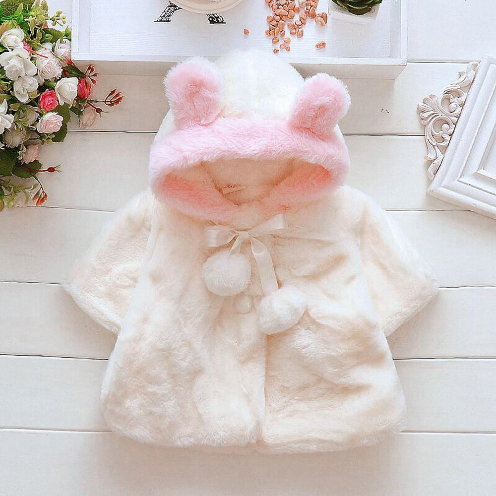 Baby Infant Winter Fashion Soft fur coat - Perfect for a Princess
