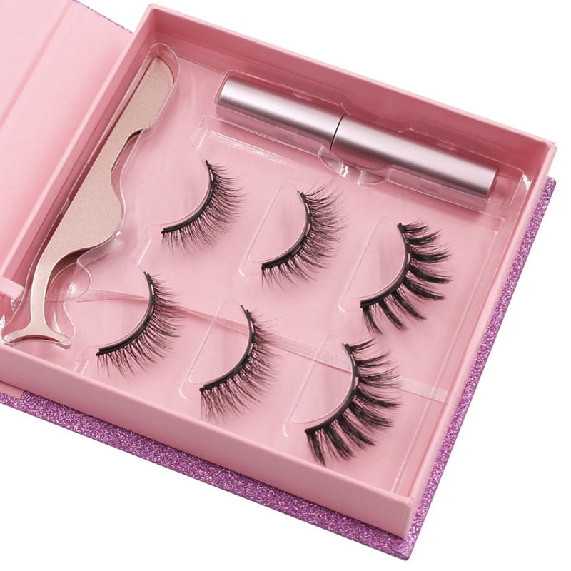Magnetic Lashes Kits - No Glue - Waterproof C.L.