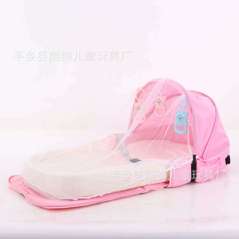 Hot Sale Portable Newborn Baby Crib in a Bag complete with a Bug Net