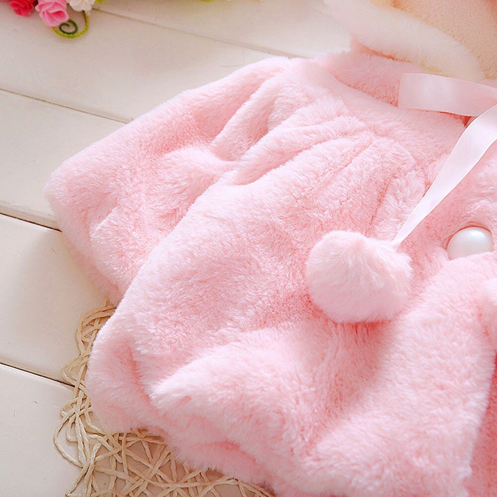 Baby Infant Winter Fashion Soft fur coat - Perfect for a Princess