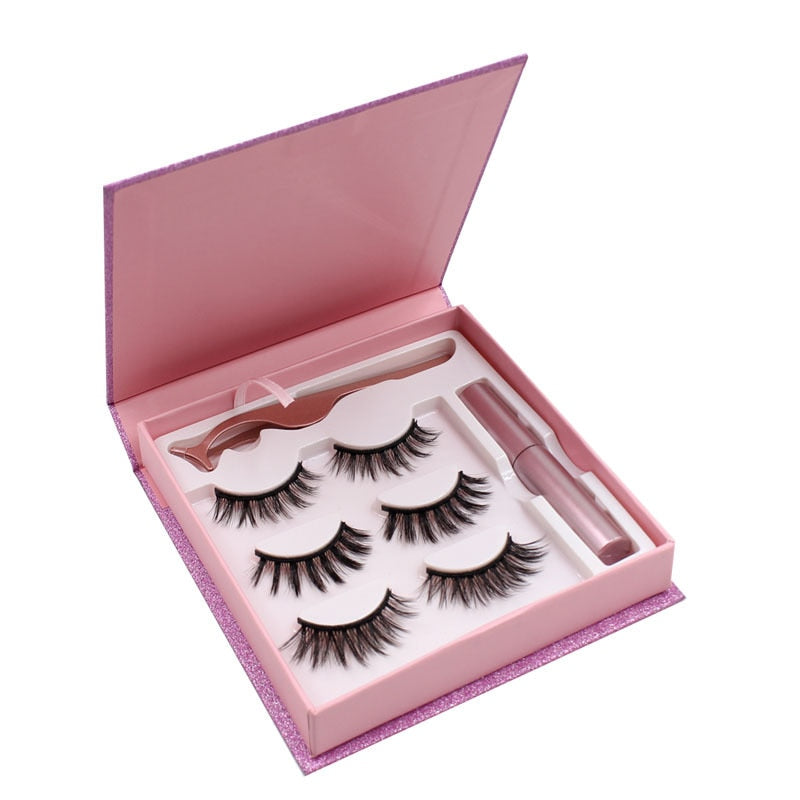 Magnetic Lashes Kits - No Glue - Waterproof C.L.