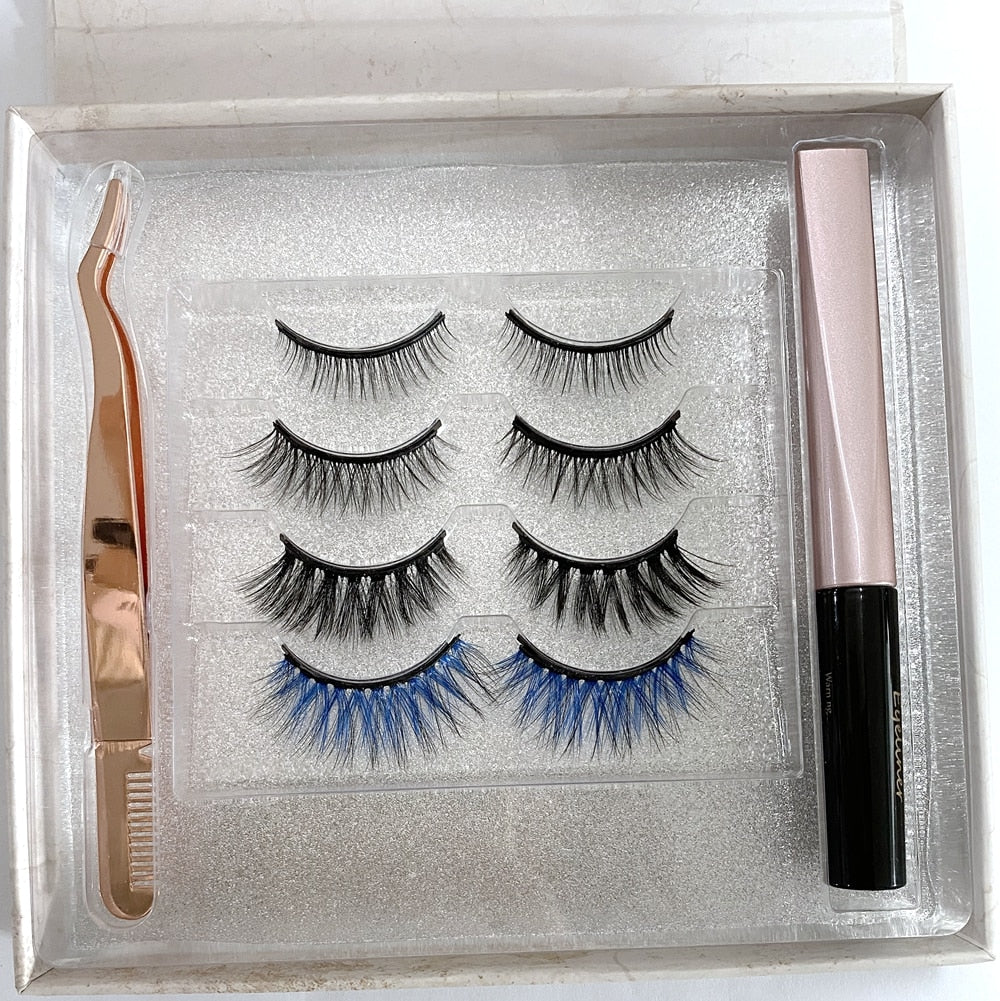 Magnetic Lashes Kits - No Glue - Waterproof C.L.