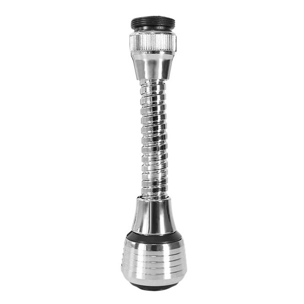 Faucet Extension with Bendable Splash Nozzle