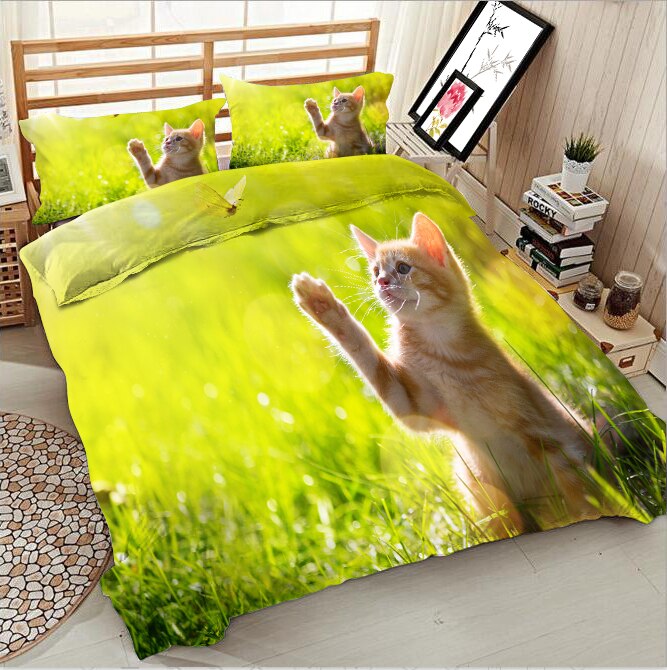 Kitten 3d Duvet Bedding sets