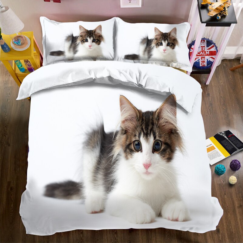 Kitten 3d Duvet Bedding sets