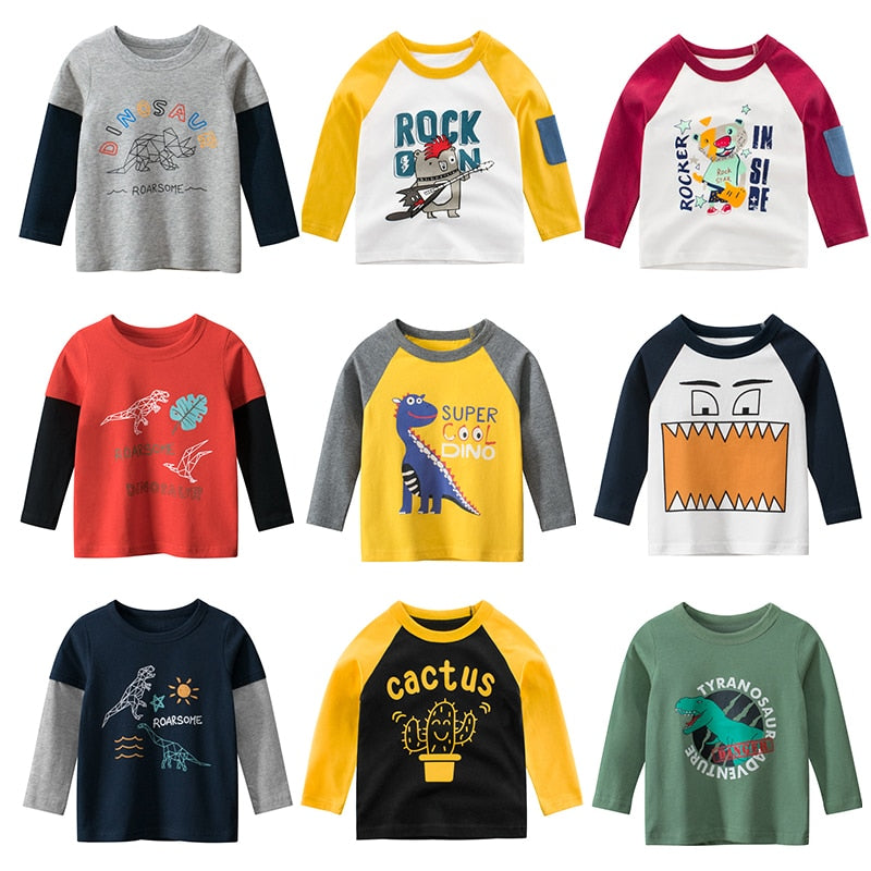 Boys Cartoon T-Shirt Summer Top