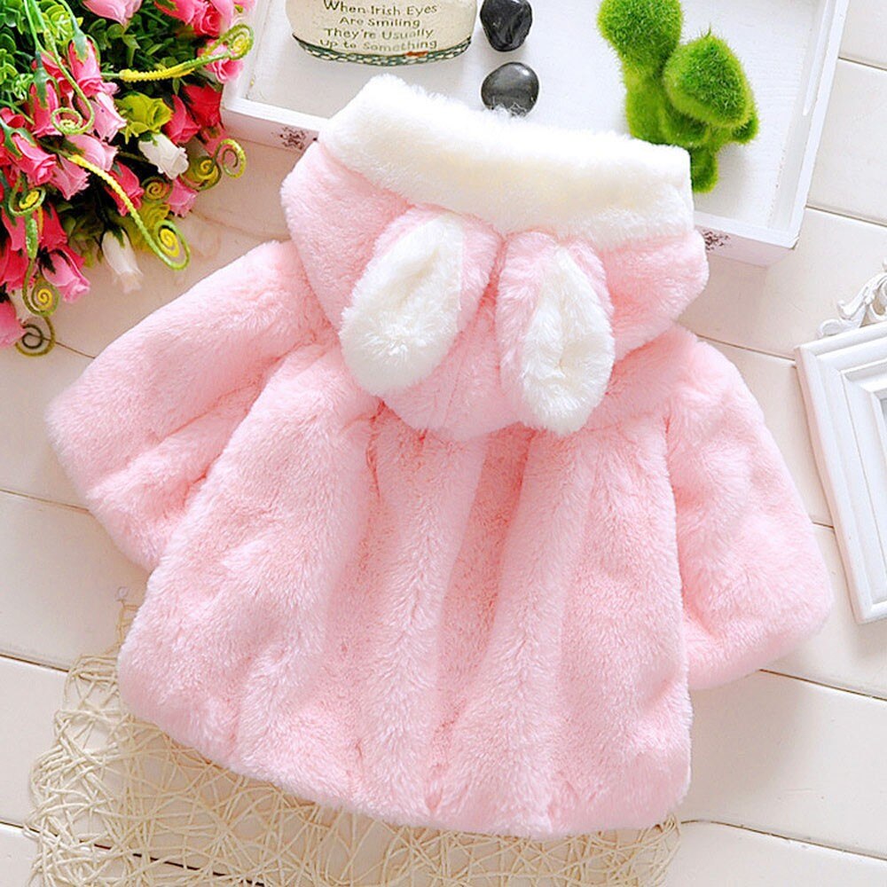 Baby Infant Winter Fashion Soft fur coat - Perfect for a Princess
