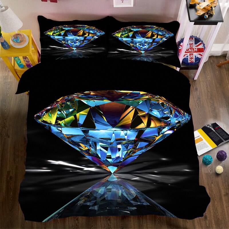 Fairytale Mushroom castle 3d Printed Bedding Duvet Cover set
