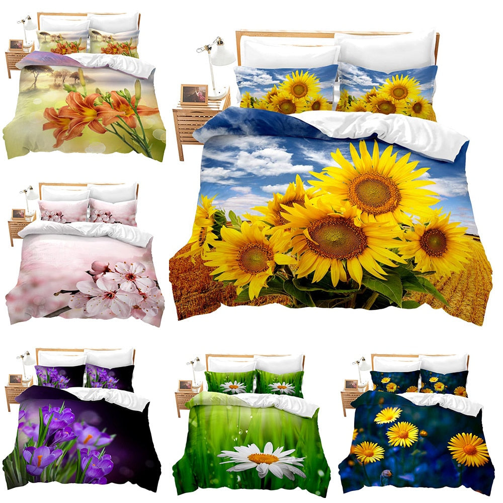 New 3D Bedding Duvet Cover set