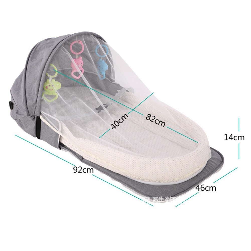 Hot Sale Portable Newborn Baby Crib in a Bag complete with a Bug Net
