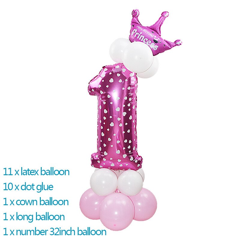 Children's 25 piece set 1st Birthday Party Pack Sets or individual