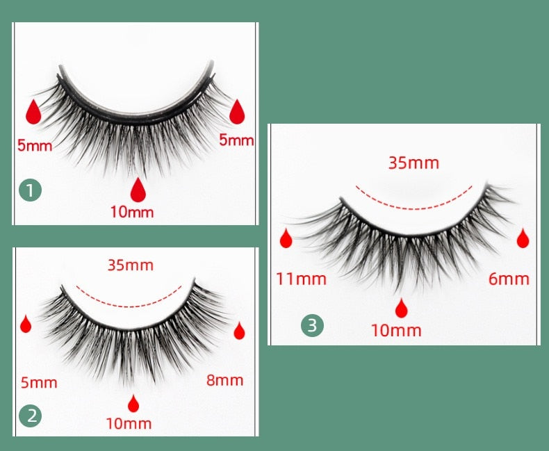 Magnetic Lashes Kits - No Glue - Waterproof C.L.