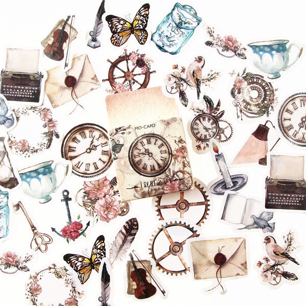 46 Pack DIY Stickers for Crafts ~ Diary ~ Labels ~ Stationery
