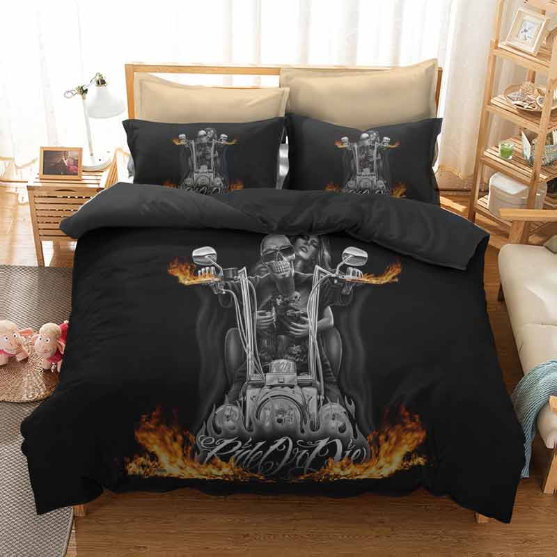 Skull Bedding Duvet Cover Set