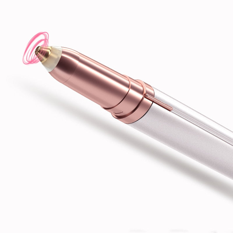 Eyebrow Painless Epilator Pen - Battery Operated (Batteries not included)