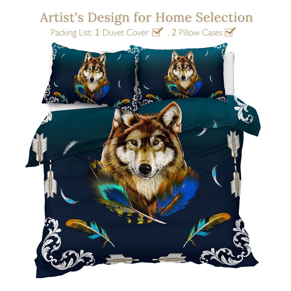 Colorful Bedding Animal Duvet Cover Set