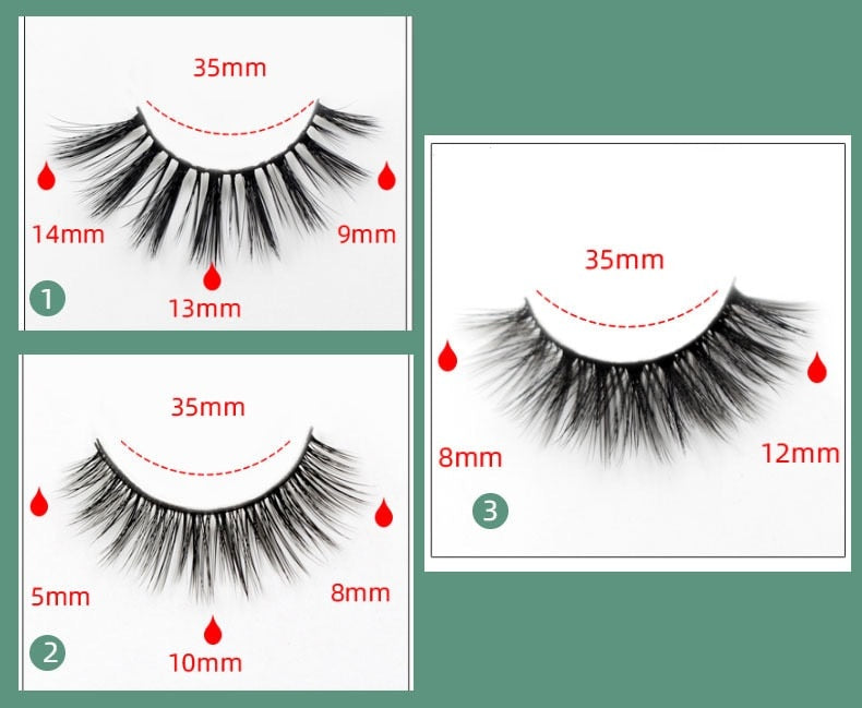 Magnetic Lashes Kits - No Glue - Waterproof C.L.