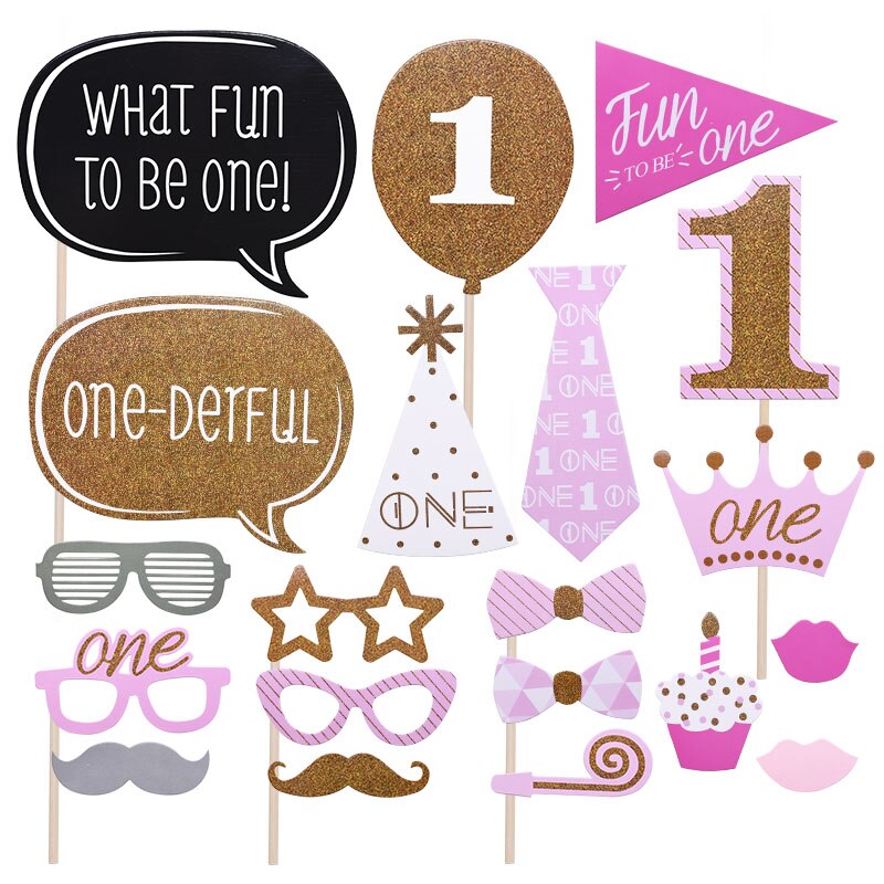 Children's 25 piece set 1st Birthday Party Pack Sets or individual