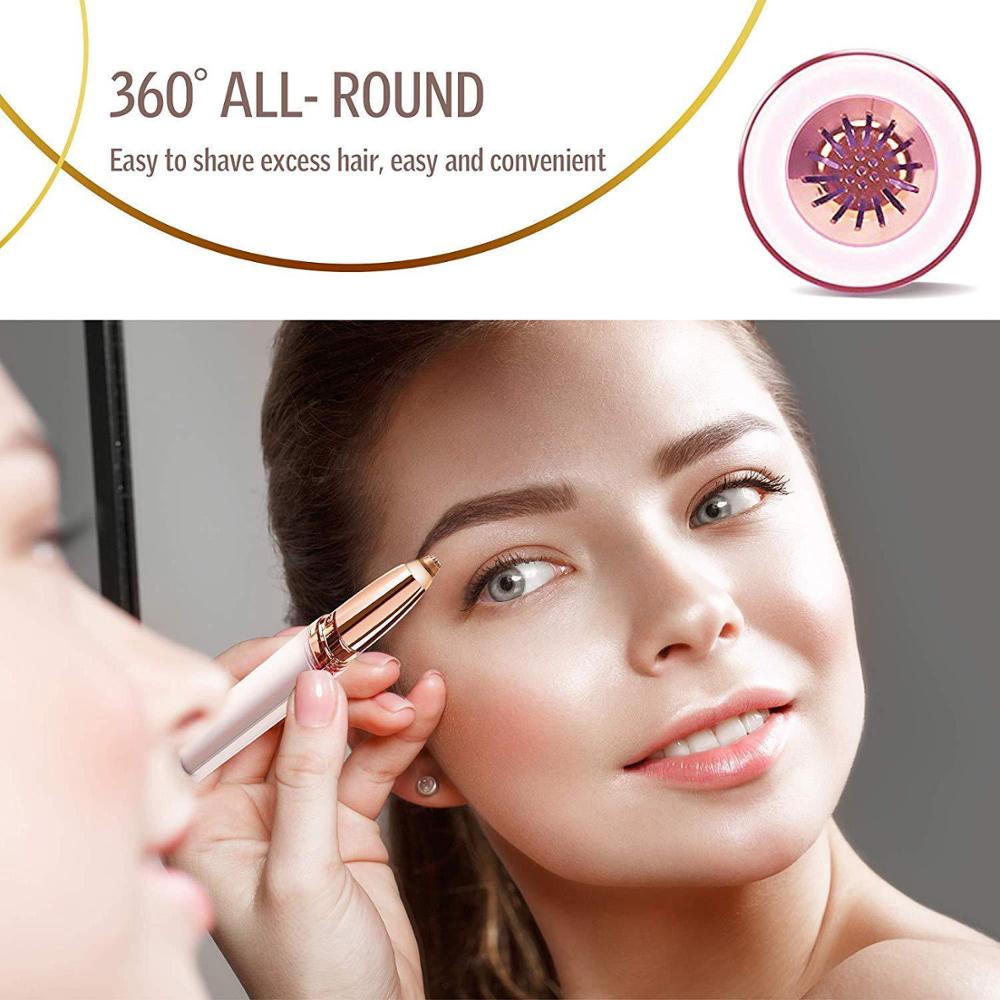 Eyebrow Painless Epilator Pen - Battery Operated (Batteries not included)