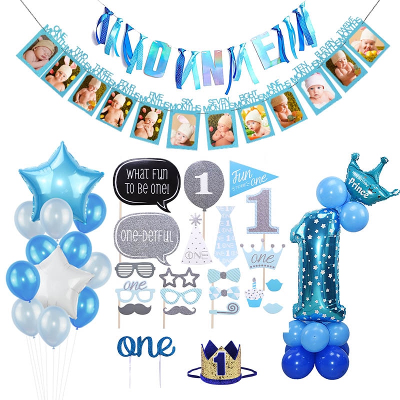 Children's 25 piece set 1st Birthday Party Pack Sets or individual