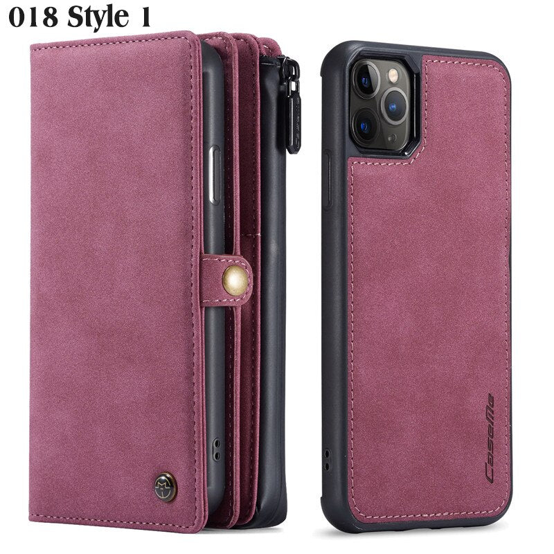 Leather Case Wallet for New iPhones and Samsung Models