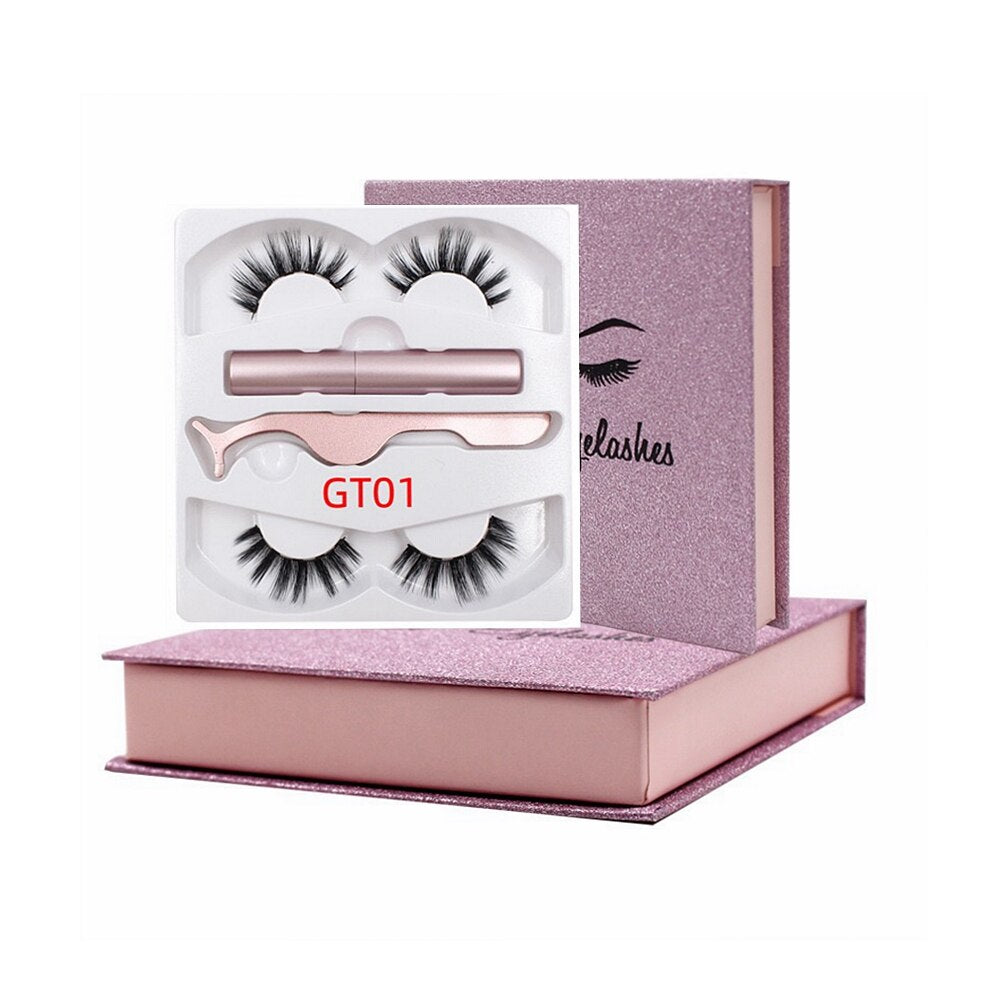 Magnetic Lashes Kits - No Glue - Waterproof C.L.
