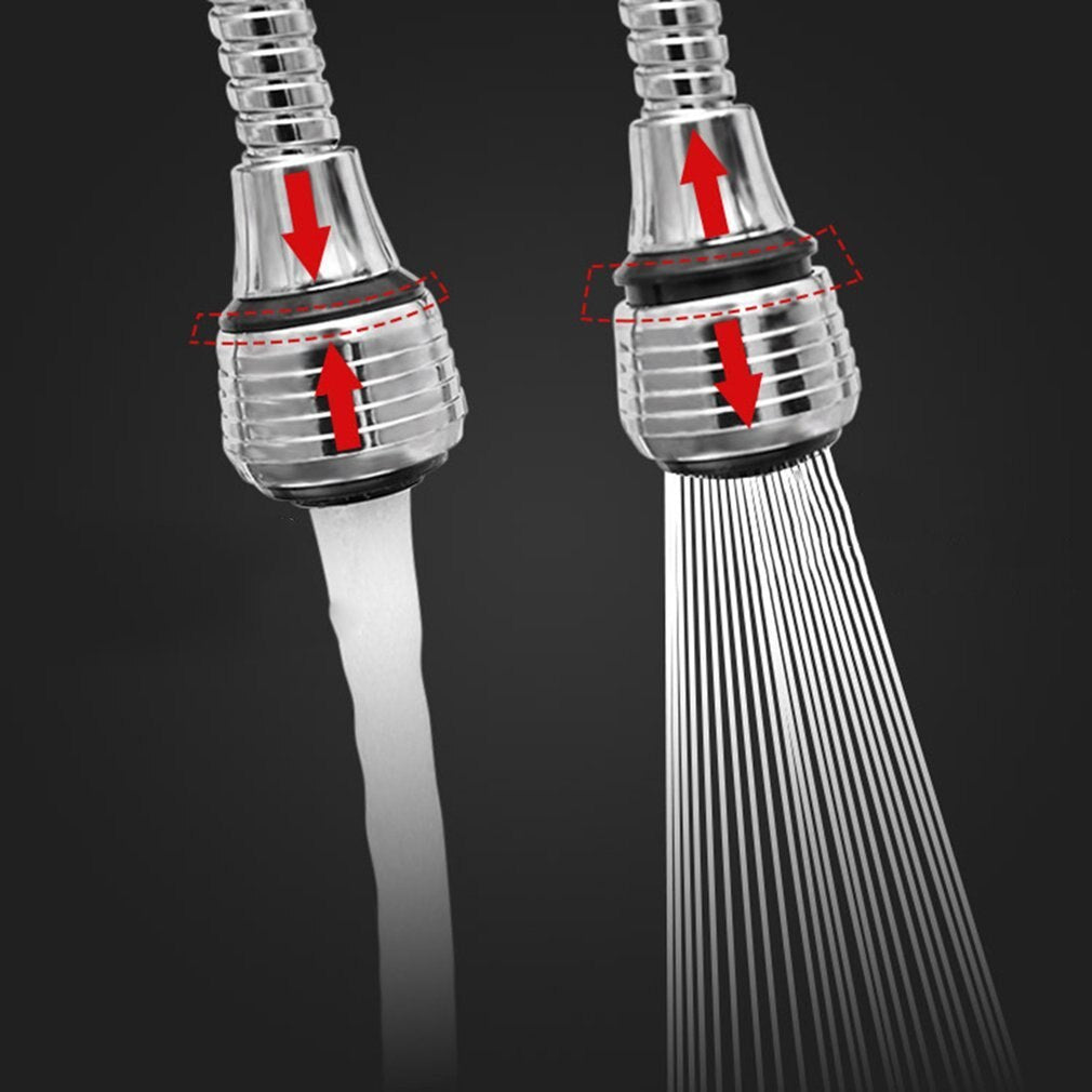 Faucet Extension with Bendable Splash Nozzle