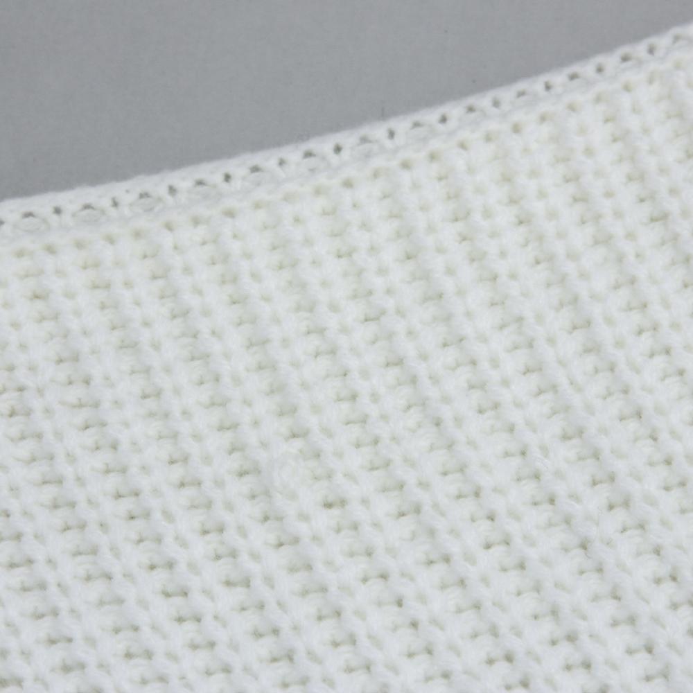 Ladies off-the-shoulder lantern sleeve knitted sweater or dress