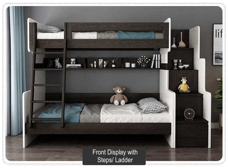 Kids Adjustable Bunk bed - with mattress