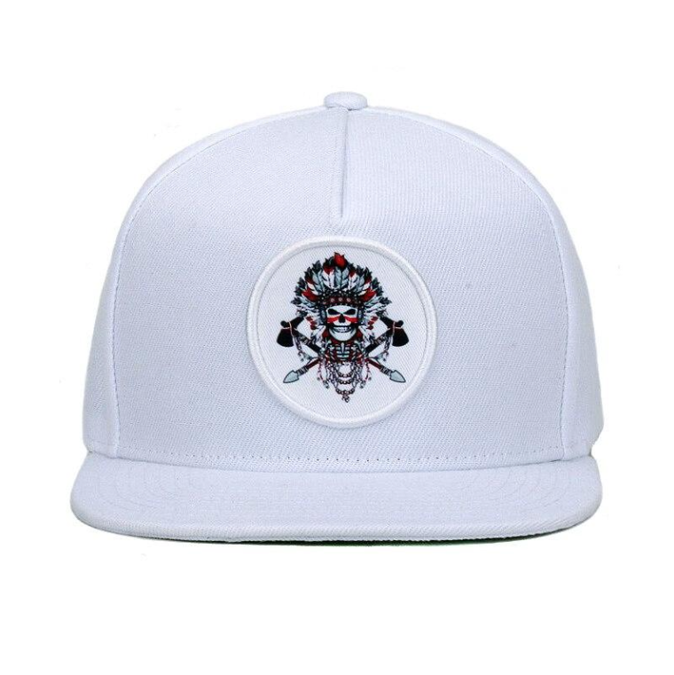5 panel flat bill baseball cap
