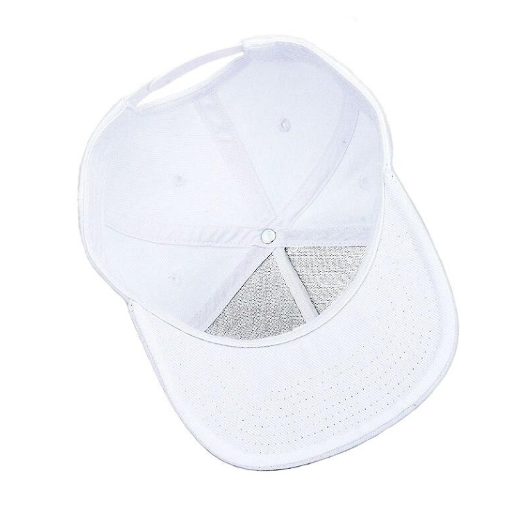 5 panel flat bill baseball cap