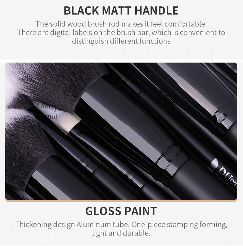 MakeUp Brush Sets Professional Natural Goat hair Brushes set