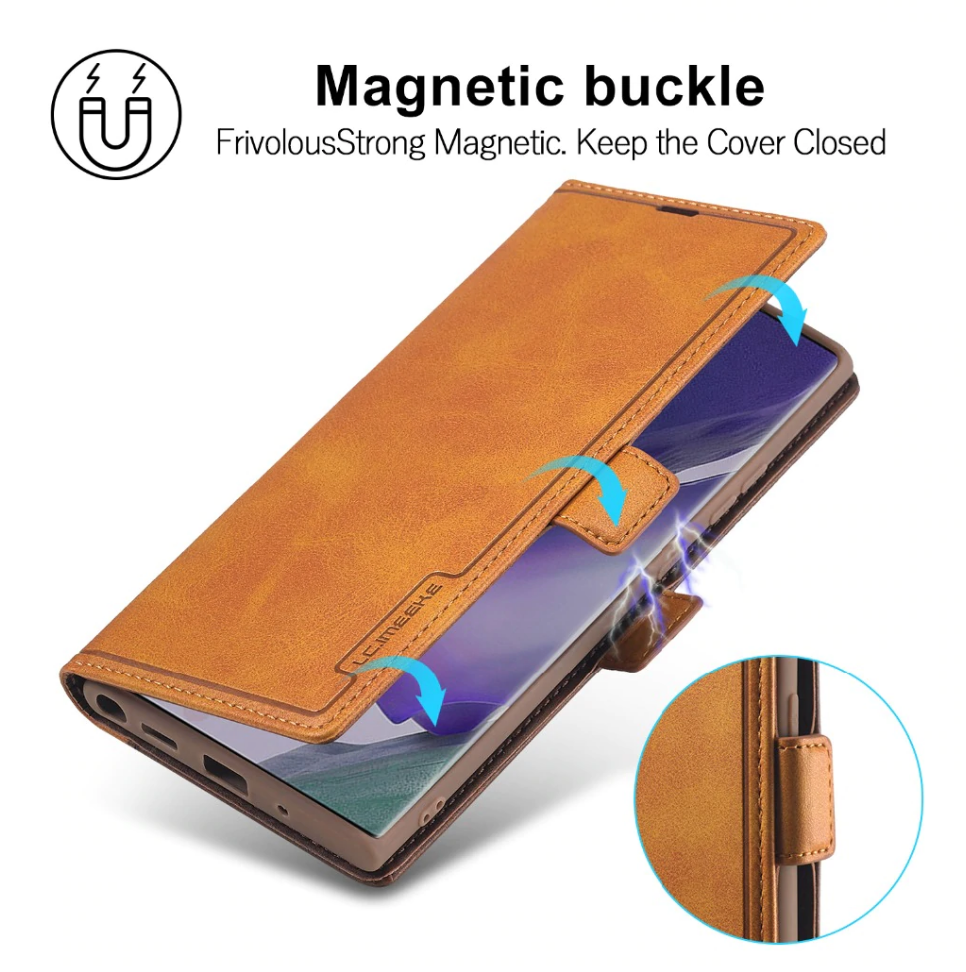 Universal Phone Case - Vintage PU Leather Wallet
