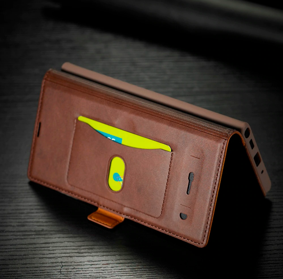 Universal Phone Case - Vintage PU Leather Wallet