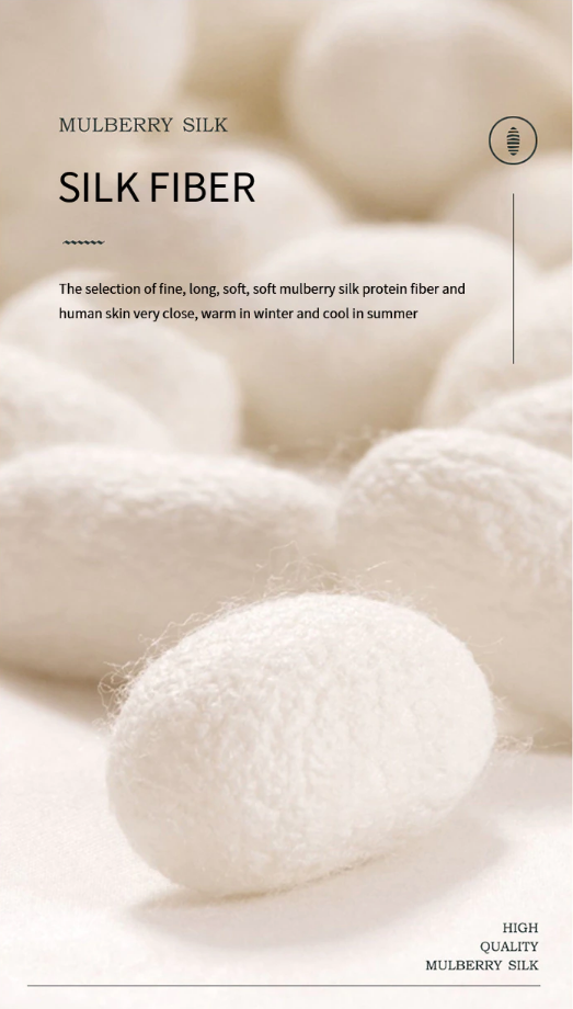 Luxury Mulberry Quilt Cover with filling