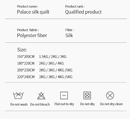 Luxury Mulberry Quilt Cover with filling