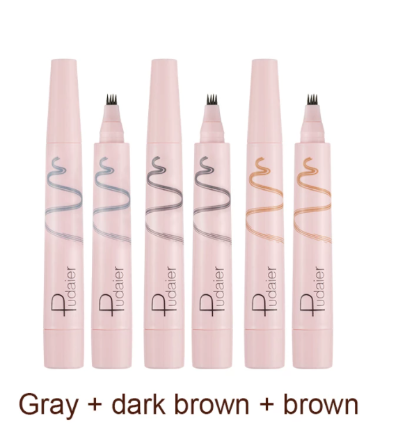 3D Microblading Eyebrow Pen Waterproof Fork Tip