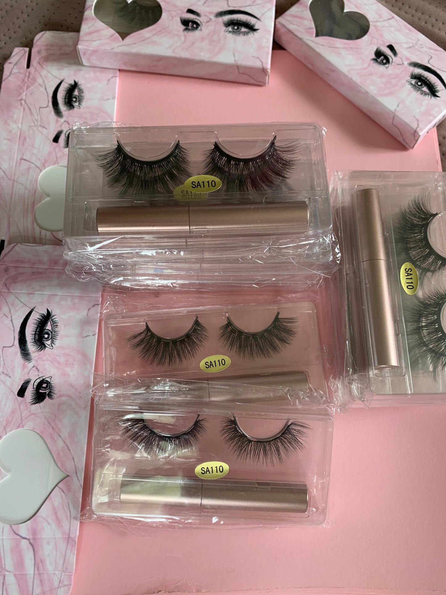 Wholesale Magnetic Eyelashes - 10/50 or 100 x Singles