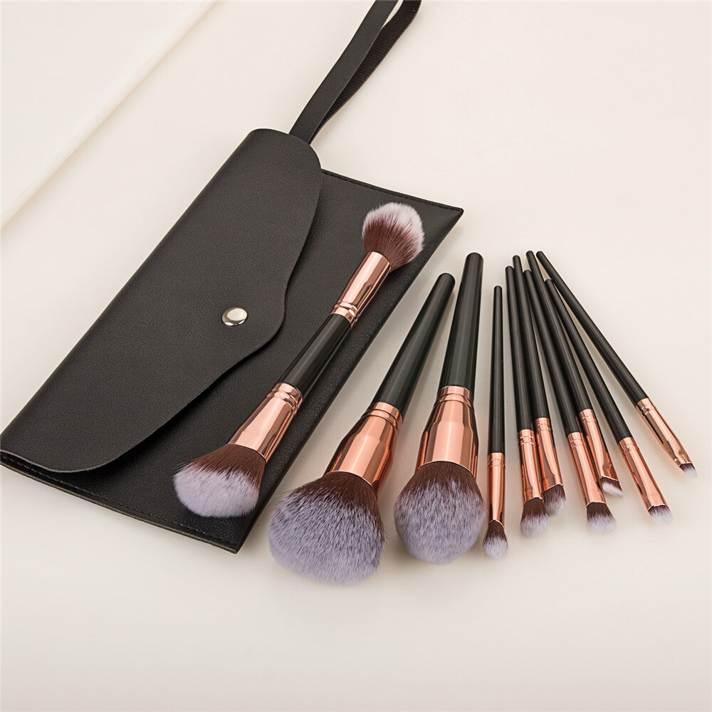 Natural Makeup Brushes Sets with Bag or without*